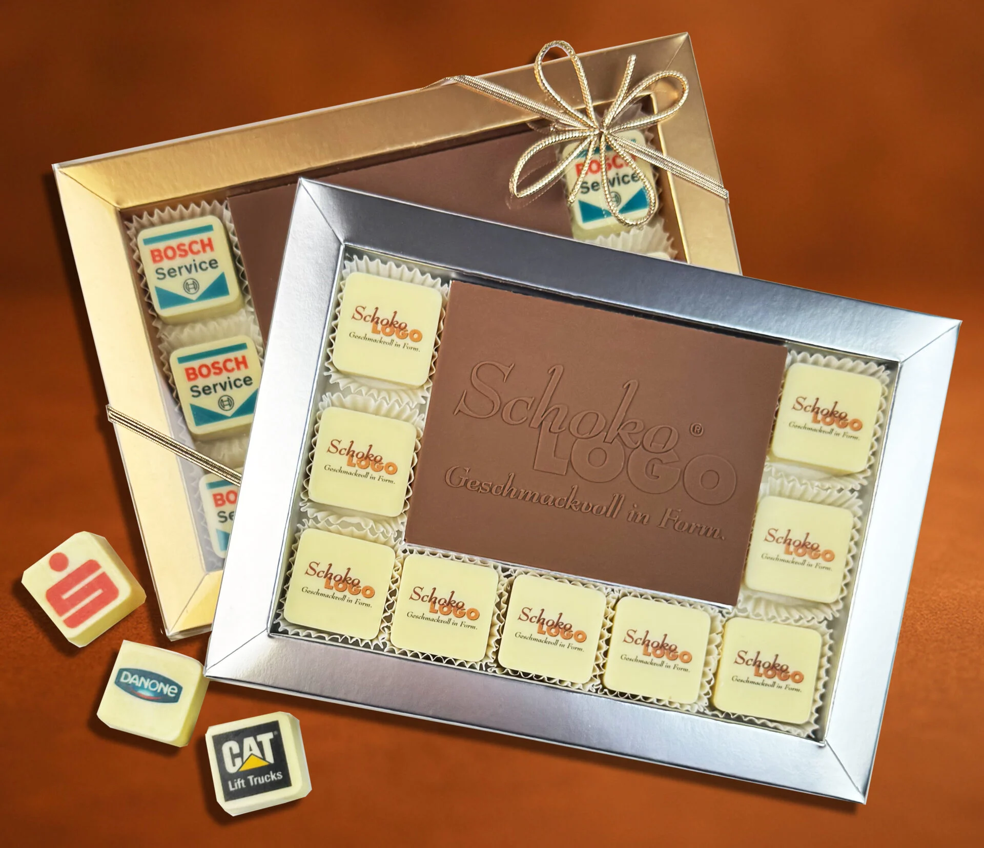 Bedruckte Pralinen-Box