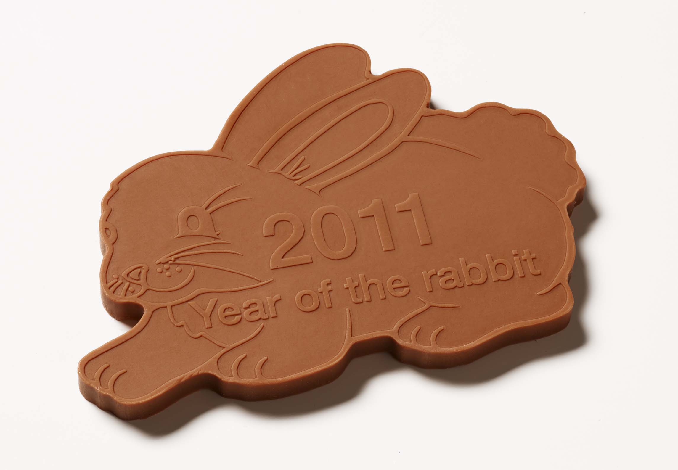 Schokohase mit individuellem Logo