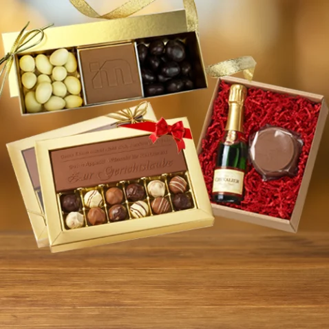 Kundengeschenke aus schokolade