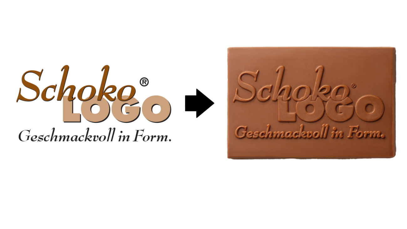 Schokologo Process mit Logo