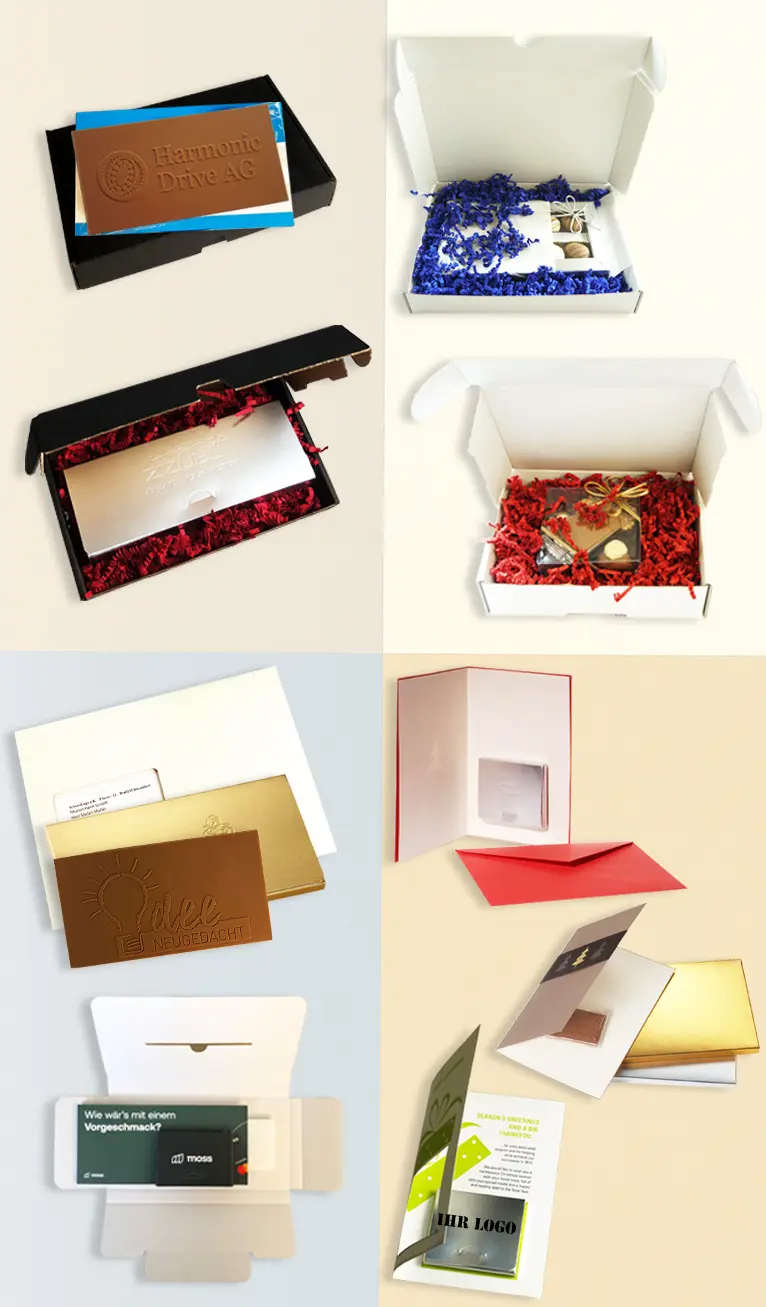 Kategorie Anlässe Mailing Versand Schokolade Logo