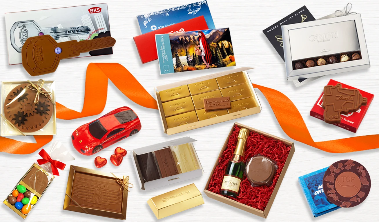 Firmengeschenke aus Schokolade