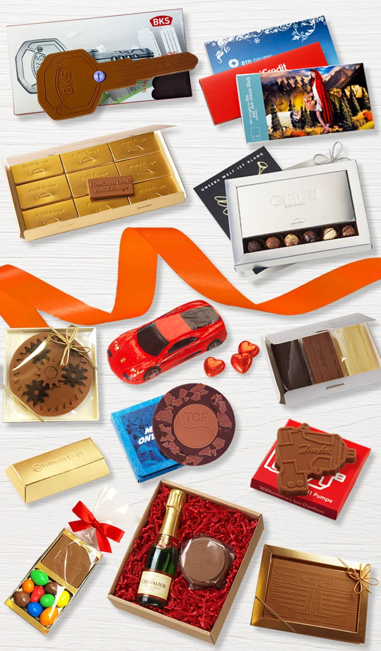 Firmengeschenke aus Schokolade