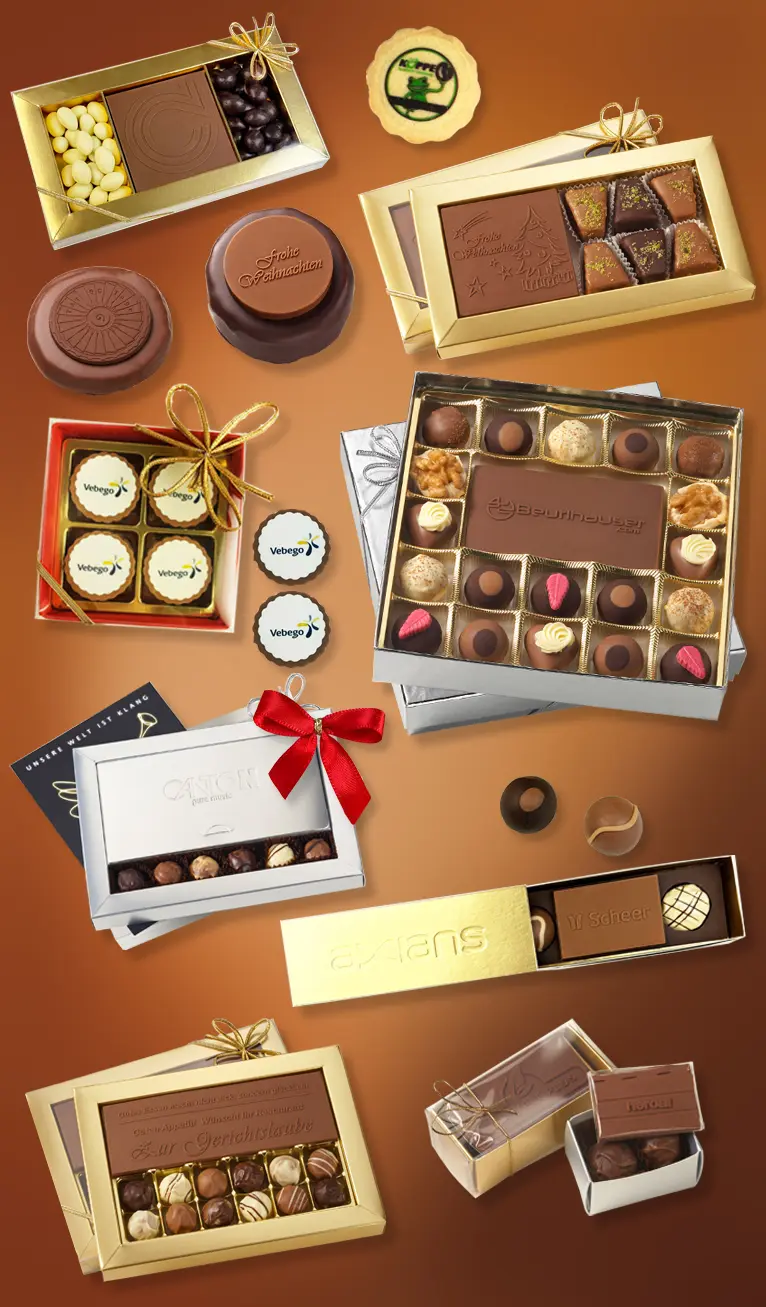 Kategorie Geschenke Pralinen Schokologo