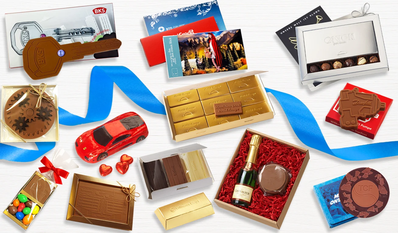 Kundengeschenke aus Schokolade