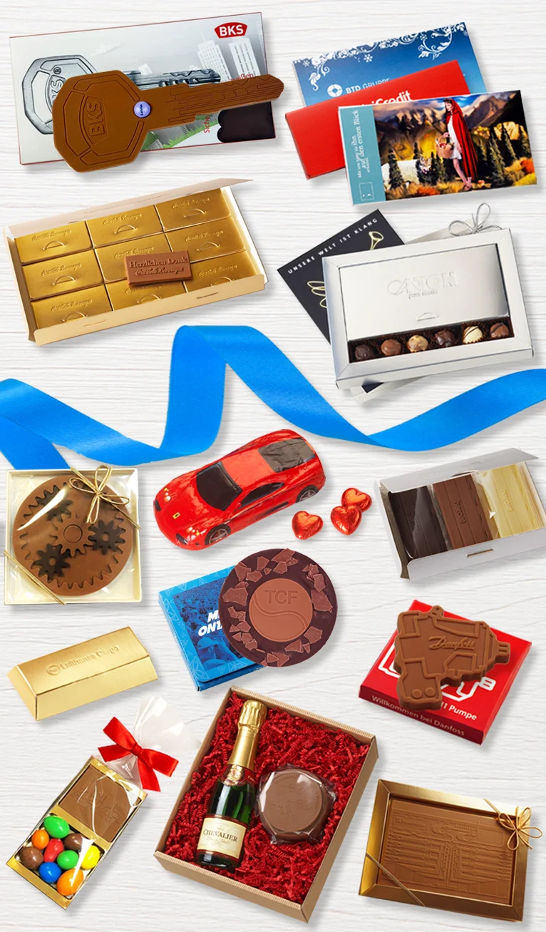 Kundengeschenke aus Schokolade