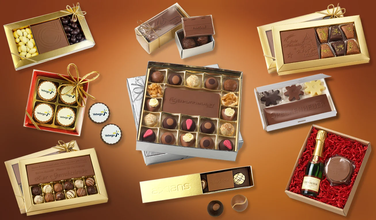 Pralinenwerbegeschenke für Kunden, Partner und Mitarbeiter