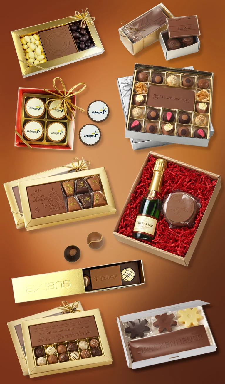 Pralinenwerbegeschenke für Kunden, Partner und Mitarbeiter
