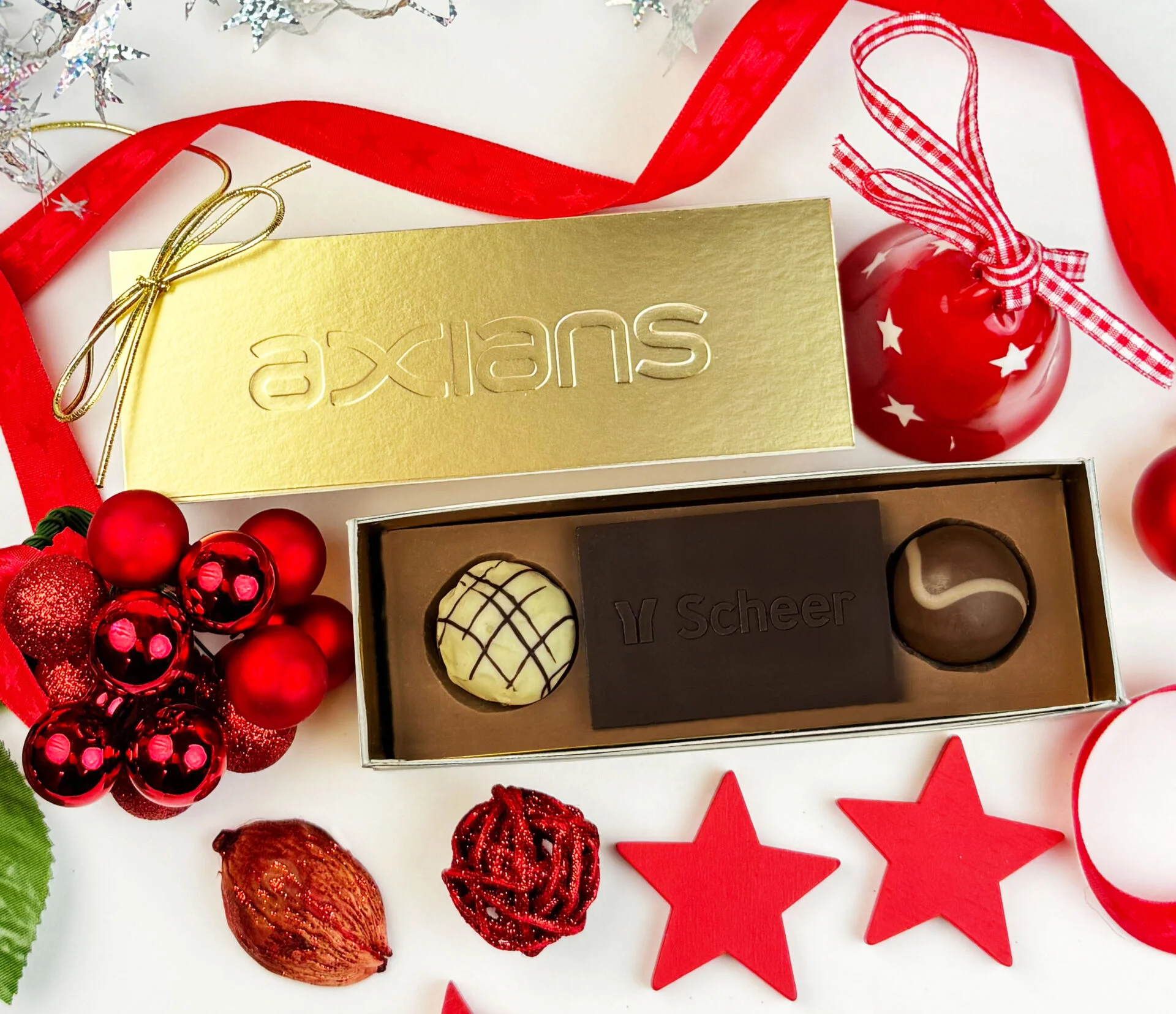 Pralinenbox mit Schoko-Einsatz