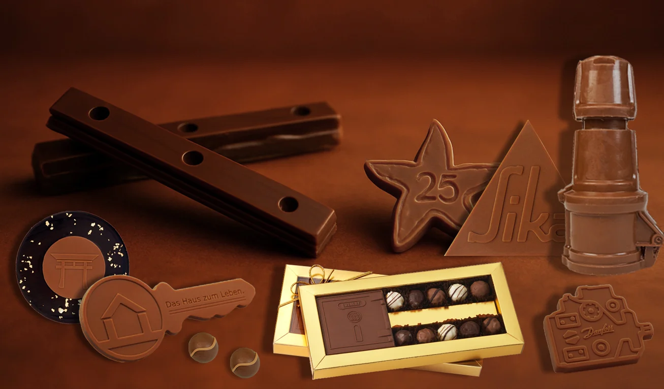 Werbegeschenke aus Schokolade