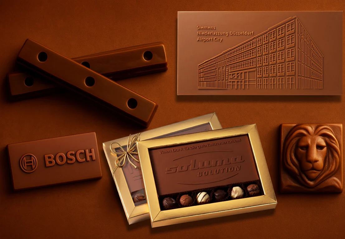 Logo-Schokolade: Personalisierte Schokolade für Unternehmen