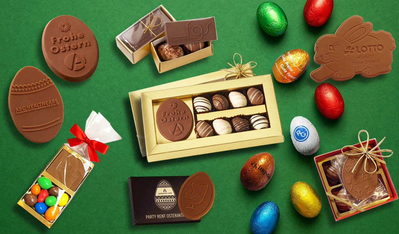 Oster-Schokolade für Unternehmen