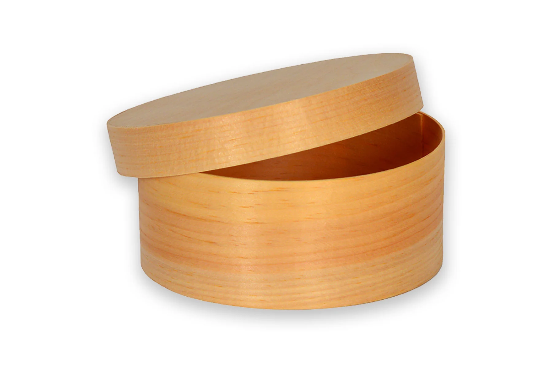 Spandose rund Spanschachtel aus Holz